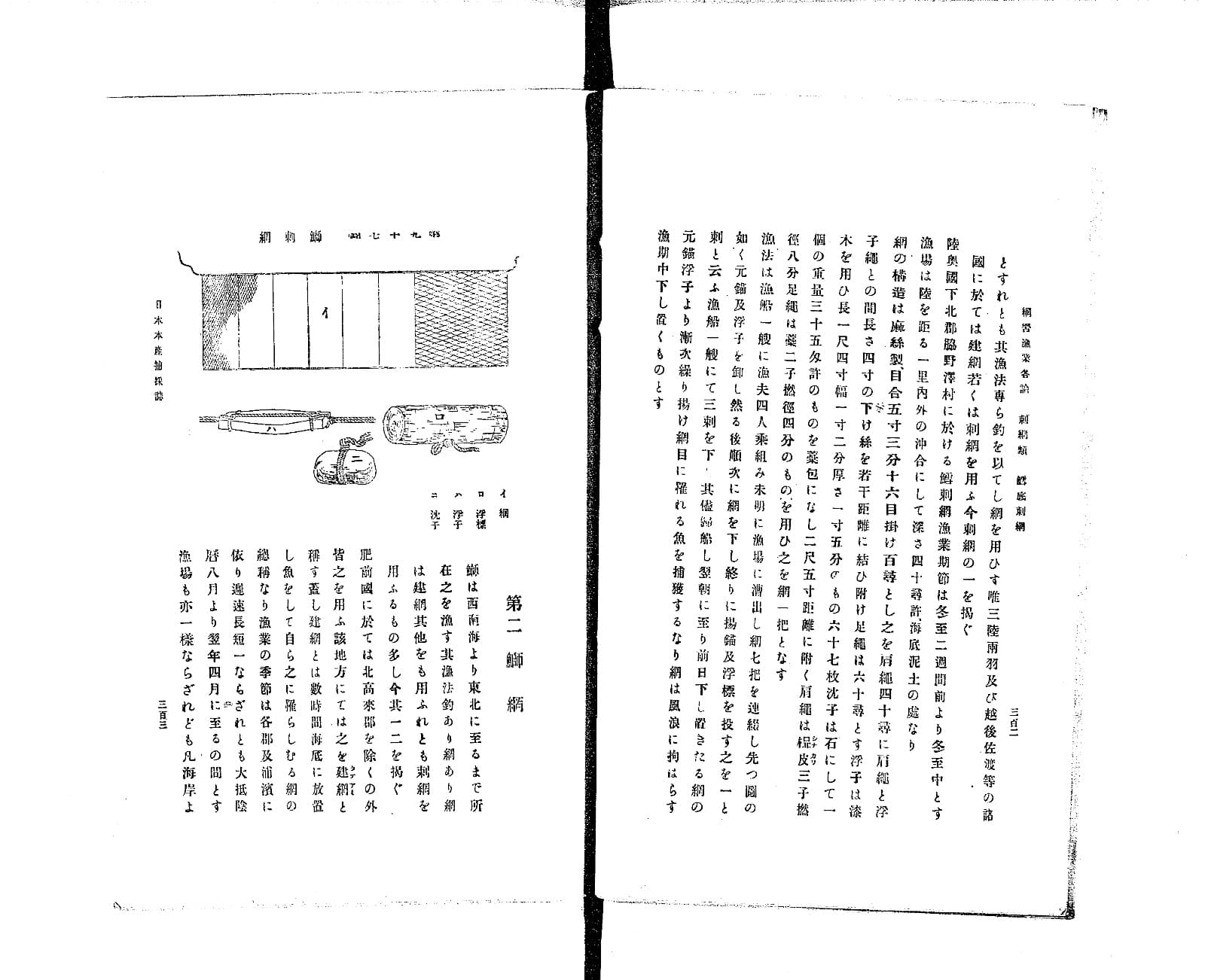 日本水産捕採誌 第二鰤網の総説
