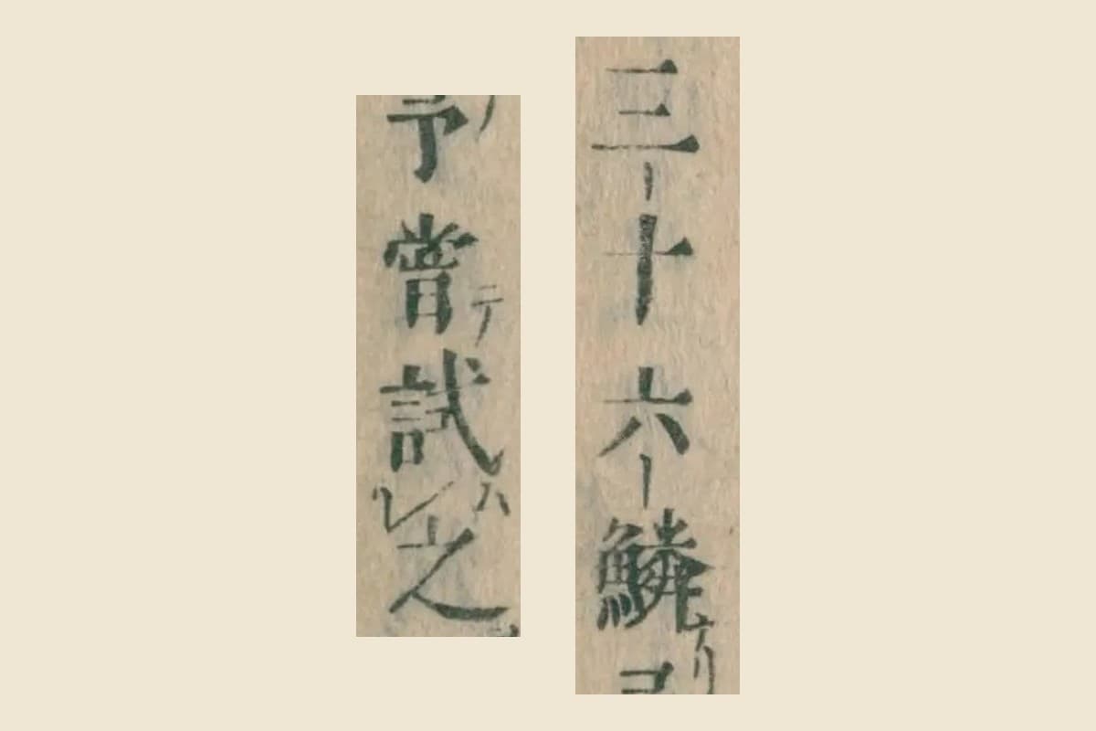『本朝食鑑』巻七 コマ136「三十六鱗予嘗試之」の大写し