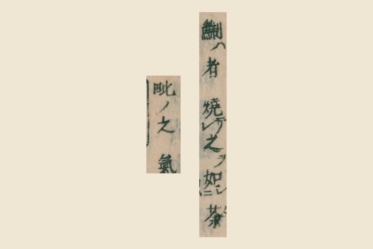 『本朝食鑑』巻八 釈名の割注「鯯者焼之如茶」「毗之氣」の大写し