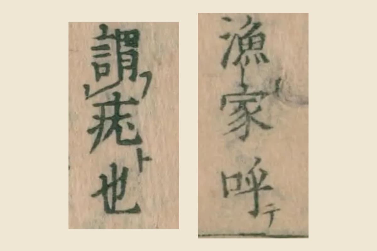 『本朝食鑑』巻九 座頭鯨の項「漁家呼」「謂疣也」の大写し