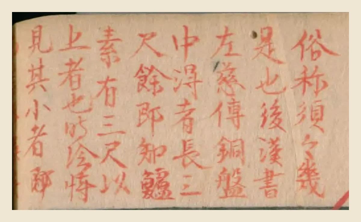 『本草綱目』コマ73の上の余白にある朱の書き入れ「俗称須々幾是也後漢書左慈傳銅盤中得者長三尺餘即知鱸素有三尺以上者也時珍見其小者耶」の大写し