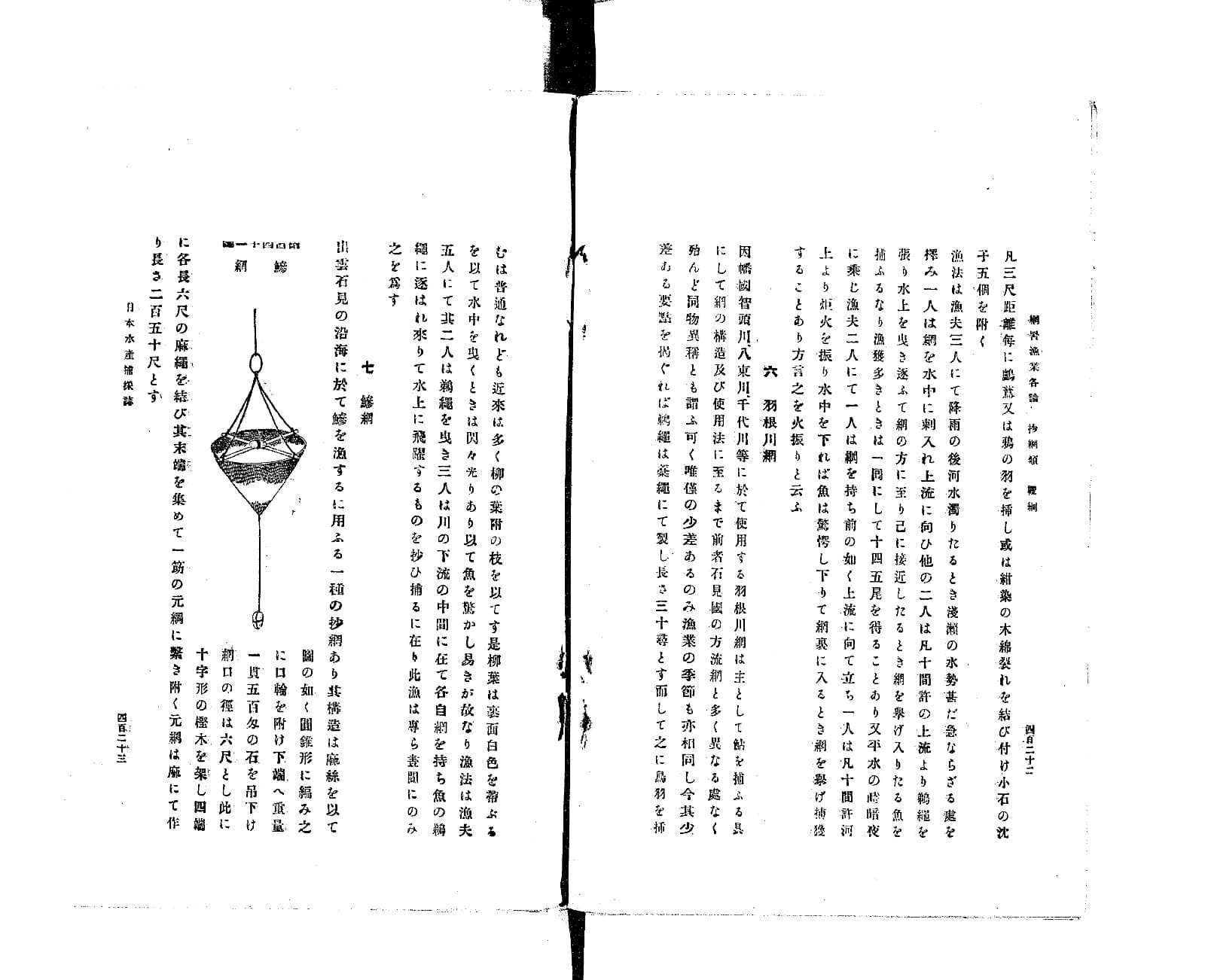 日本水産捕採誌 鰺網のページ